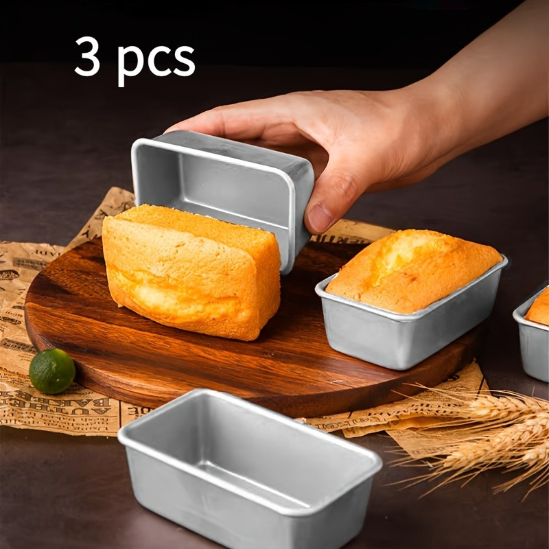 Kitchen Essentials Baking Tray - ชุดแม่พิมพ์อบขนมสำหรับหม้อทอดไร้น้ำมัน 3 ชิ้น, ถาดอลูมิเนียมเคลือบกันติดสำหรับเค้ก คุกกี้ ขนมปัง,