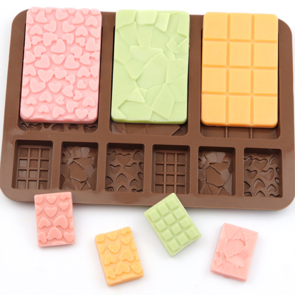 Kitchen Baking Store - 9-Cavityช็อกโกแลตซิลิโคนแม่พิมพ์Fondantขนมเค้กแม่พิมพ์Cubeแม่พิมพ์ครัวเบเกอรี่อุปกรณ์เสริมEasy To Release