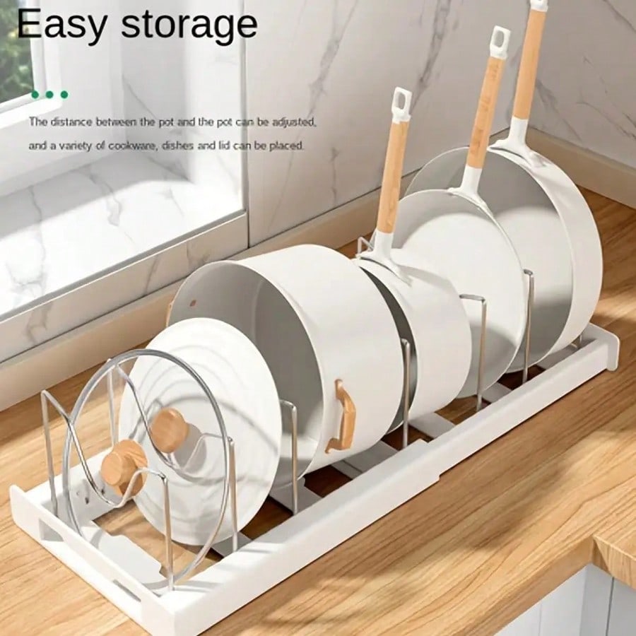 ชั้นวางของแบบปรับได้สำหรับจัดเ - Kitchen Cabinet Baking Organizer บทวิจารณ์และราคา