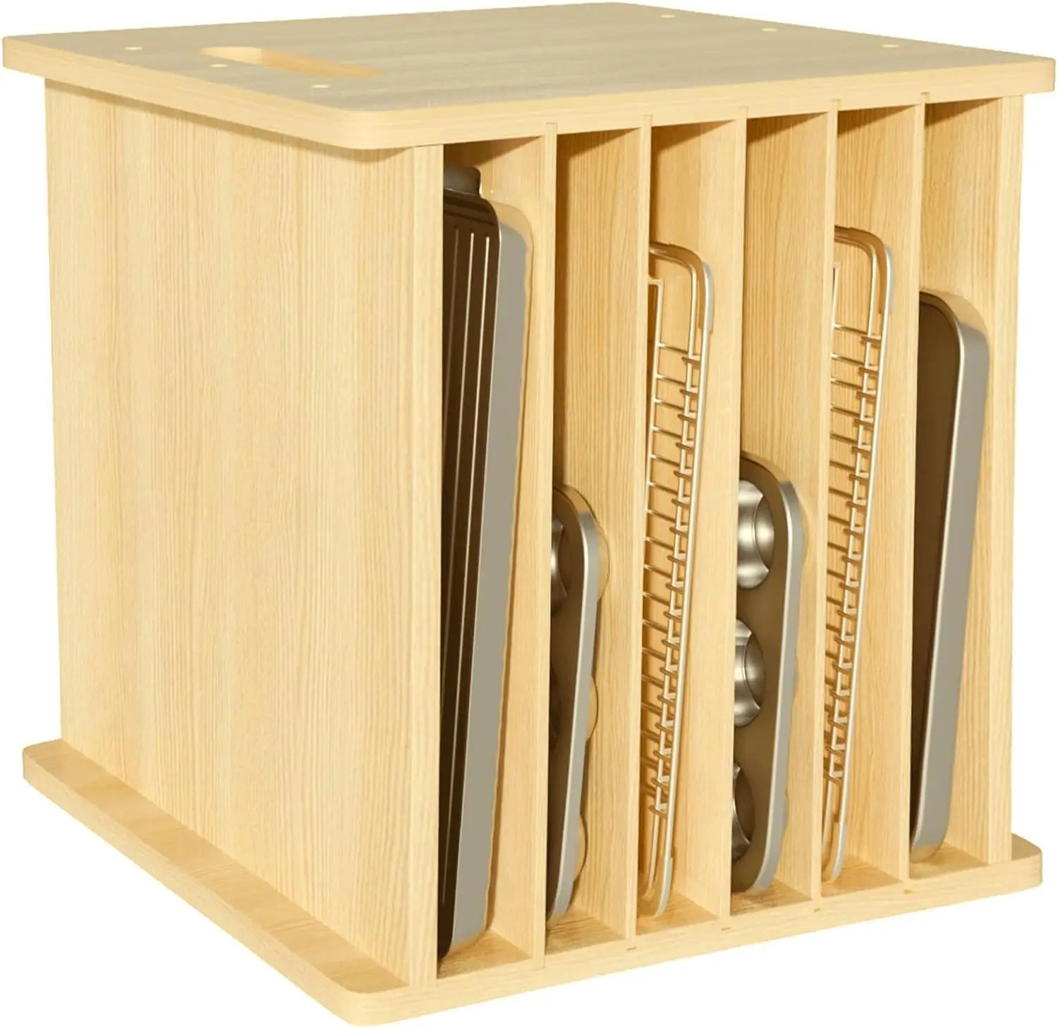 ชั้นวางไม้ 7 ชั้นสำหรับตู้เก็บ - Kitchen Cabinet Baking Organizer บทวิจารณ์และราคา