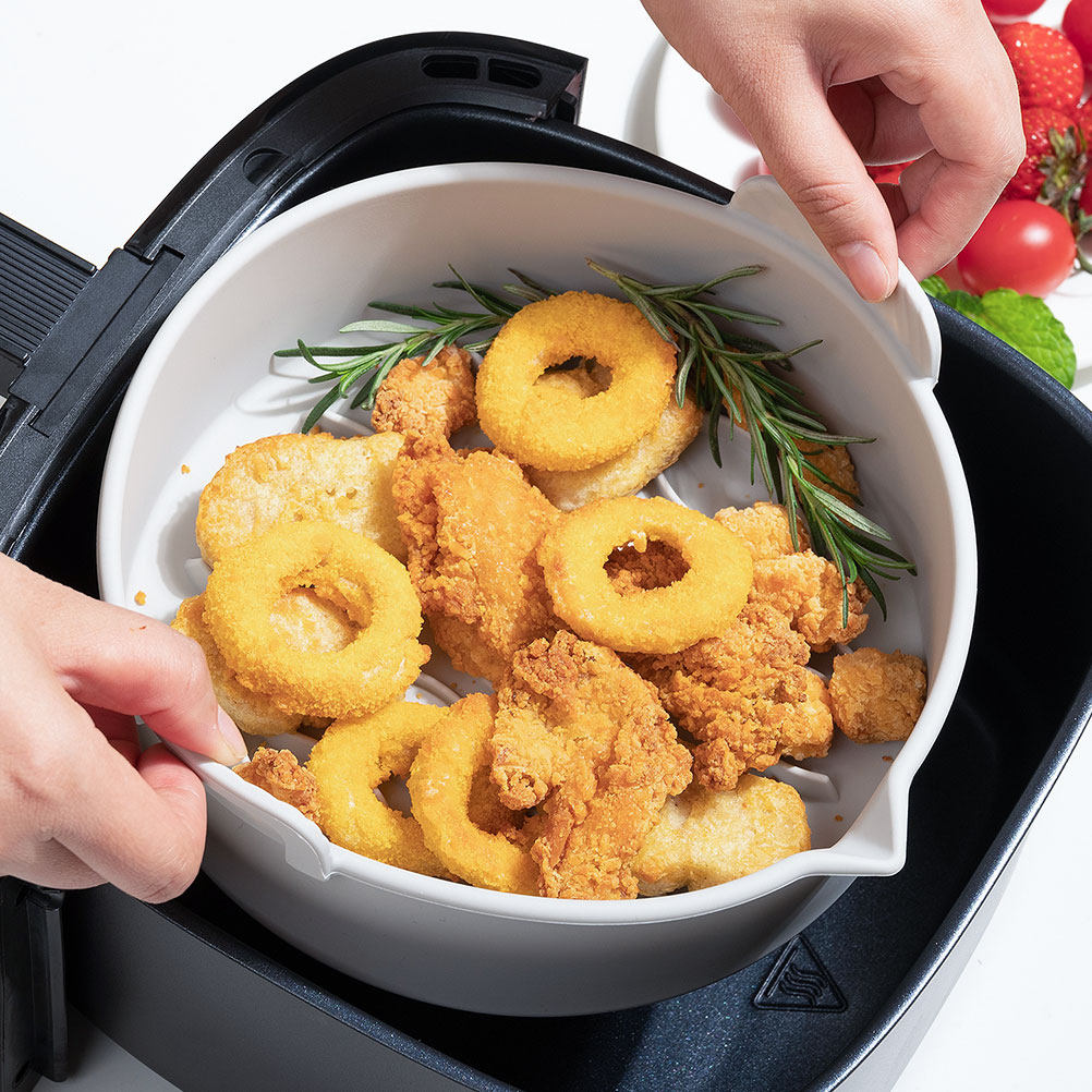 แผ่นรองซิลิโคนสำหรับหม้อทอดไร้ - Kitchen Baking Mat บทวิจารณ์และราคา