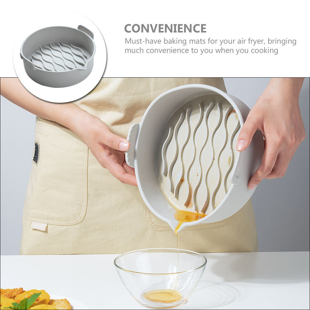 แผ่นรองซิลิโคนสำหรับหม้อทอดไร้ - Kitchen Baking Mat บทวิจารณ์และราคา