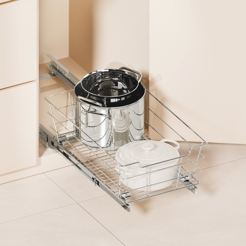 ชั้นวางของแบบดึงออกสำหรับตู้คร - Kitchen Cabinet Baking Organizer บทวิจารณ์และราคา