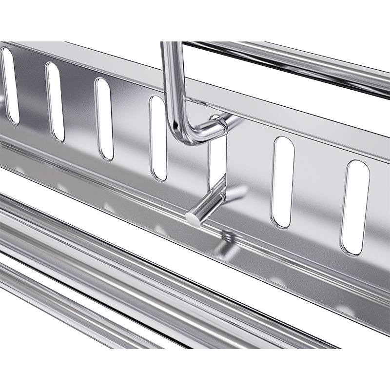 ชั้นวางของแบบดึงออกสำหรับตู้คร - Kitchen Cabinet Baking Organizer บทวิจารณ์และราคา
