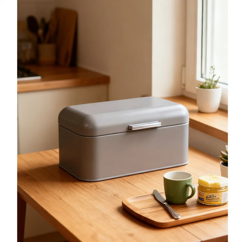 กล่องเก็บขนมปังโลหะ, ภาชนะเก็บ - Kitchen Baking Counter บทวิจารณ์และราคา
