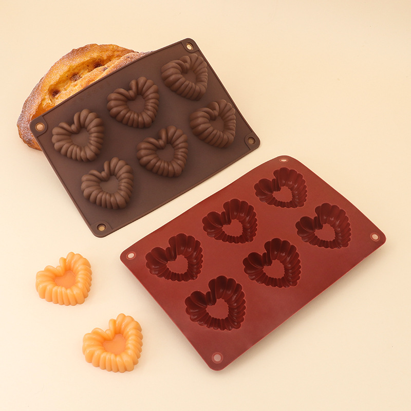 รูปหัวใจซิลิโคนช็อกโกแลตแม่พิม - Baking Kitchen Diy บทวิจารณ์และราคา