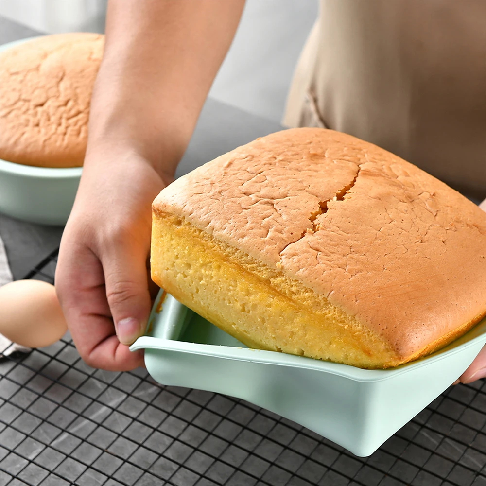 แม่พิมพ์เค้กซิลิโคนทรงสี่เหลี่ - Kitchen Baking Store บทวิจารณ์และราคา