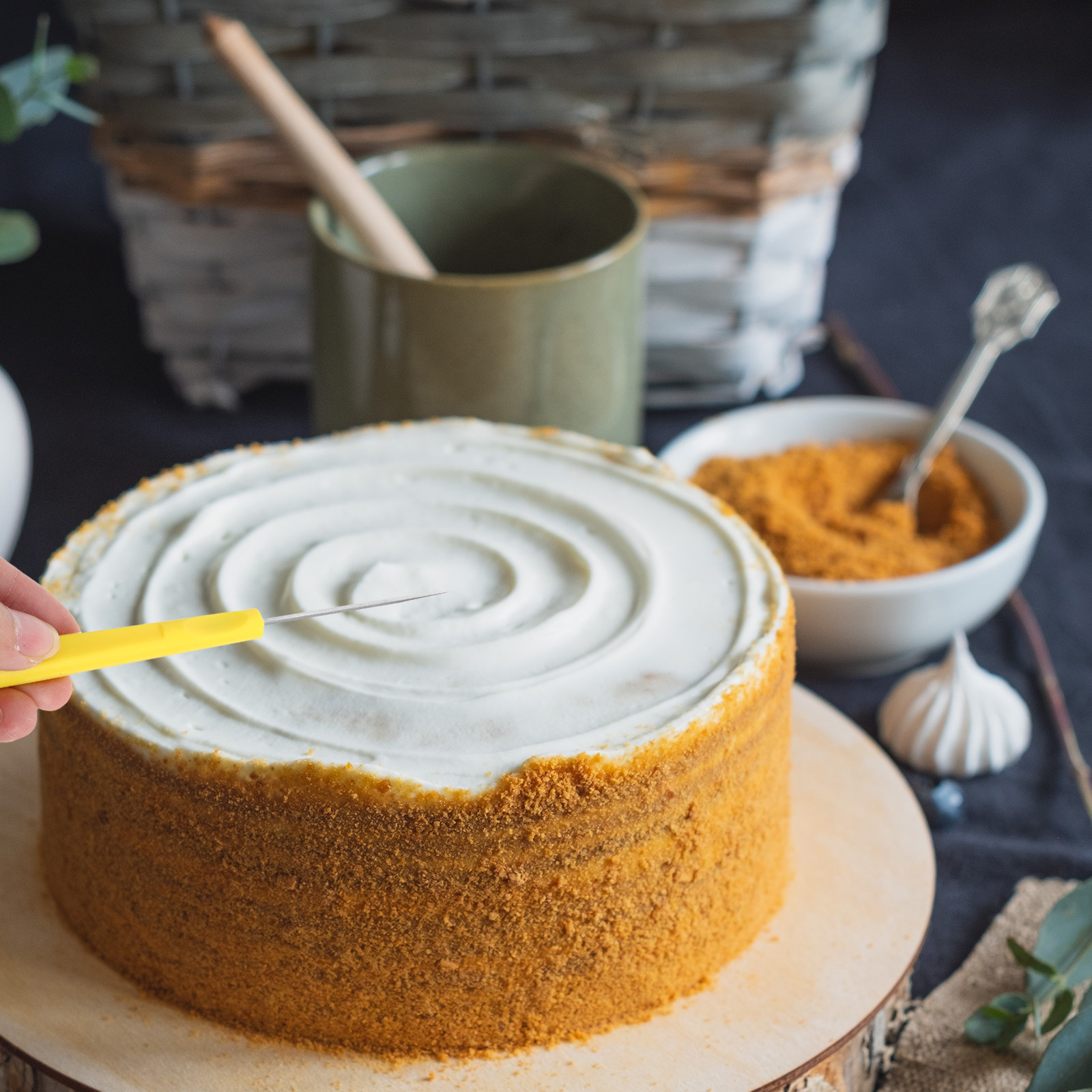 ชุดเข็มคนน้ำตาล 4 ชิ้น เครื่อง - Baking Kitchen Diy บทวิจารณ์และราคา