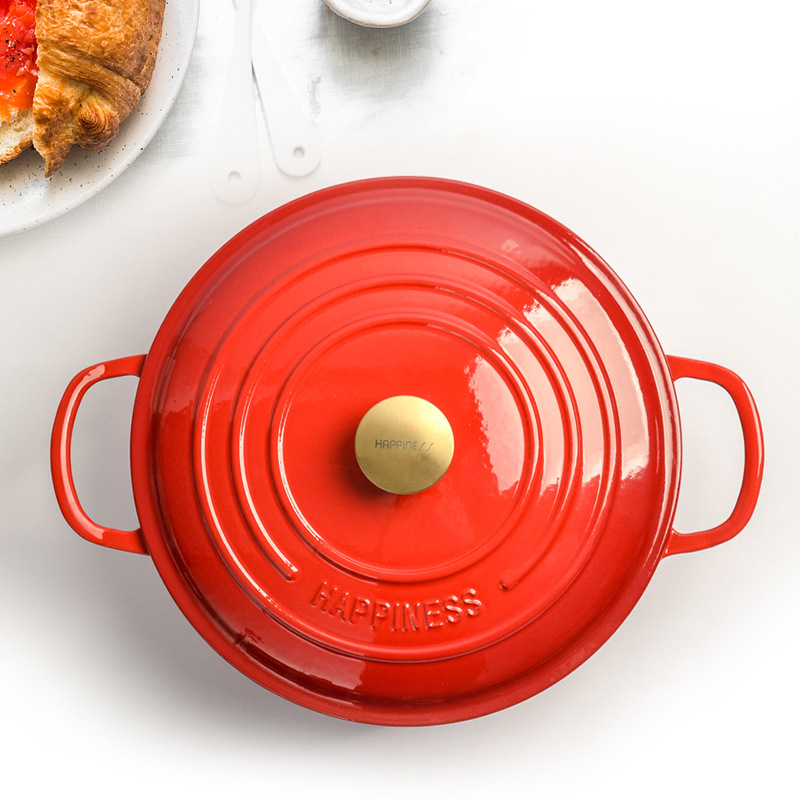 30 ซม.เคลือบเหล็กหล่อรอบภาษาดั - Bread Baking Kitchen Utensils บทวิจารณ์และราคา