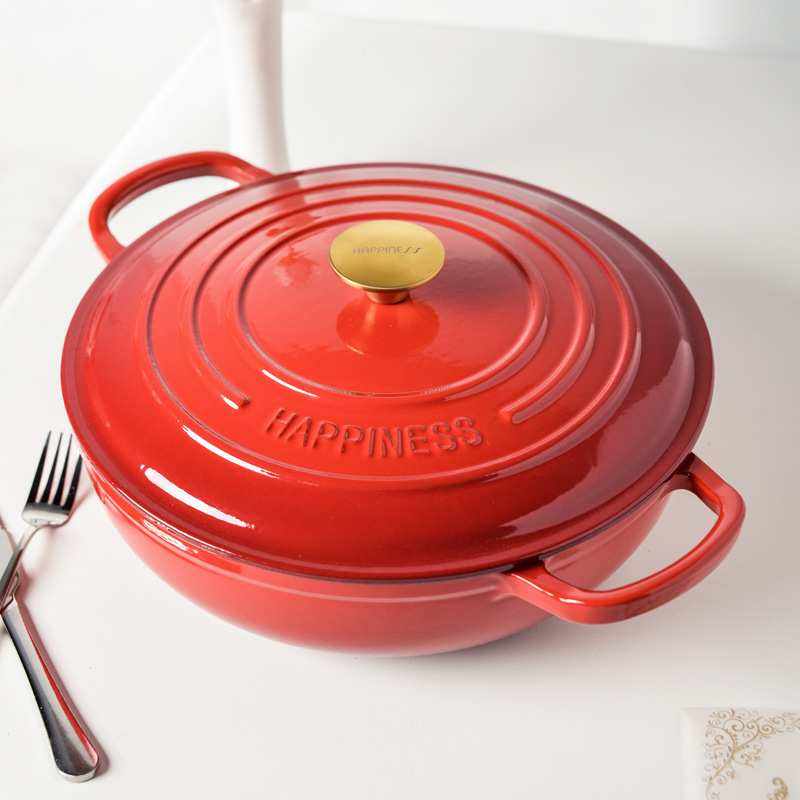 30 ซม.เคลือบเหล็กหล่อรอบภาษาดั - Bread Baking Kitchen Utensils บทวิจารณ์และราคา