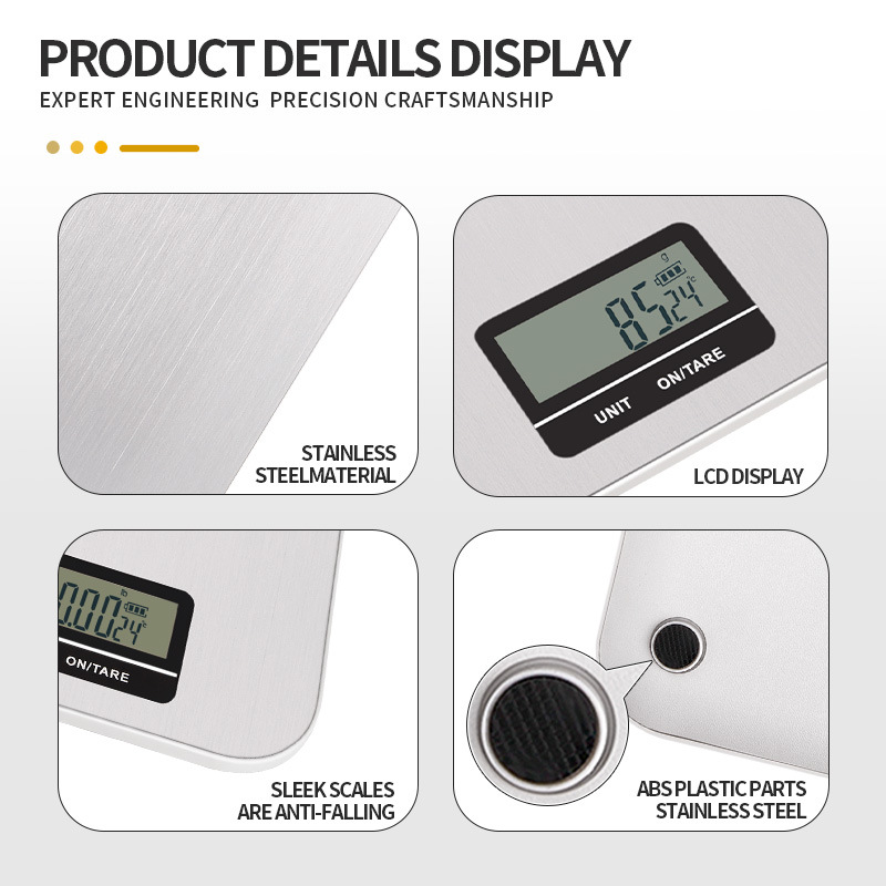เครื่องชั่งน้ำหนักอิเล็กทรอนิก - Kitchen Scale Precise บทวิจารณ์และราคา