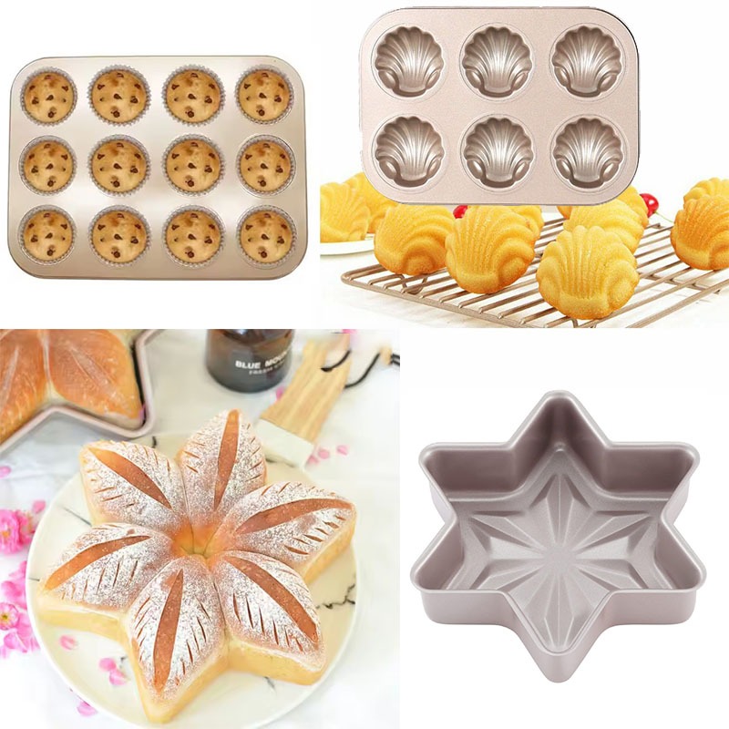 Non-Stick Cupcake PAN ถาดมัฟฟิ - Kitchen Essentials Baking Tray บทวิจารณ์และราคา