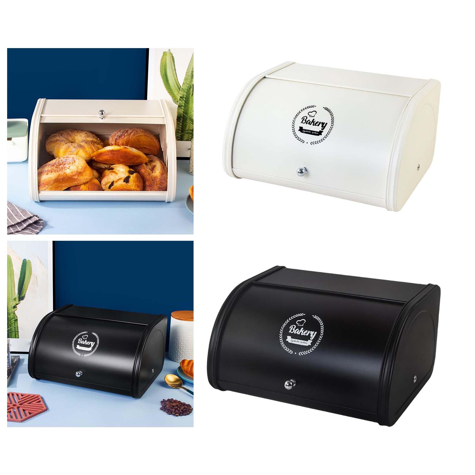 กล่องใส่ขนมปังโลหะสำหรับจัดระเ - Kitchen Baking Counter บทวิจารณ์และราคา