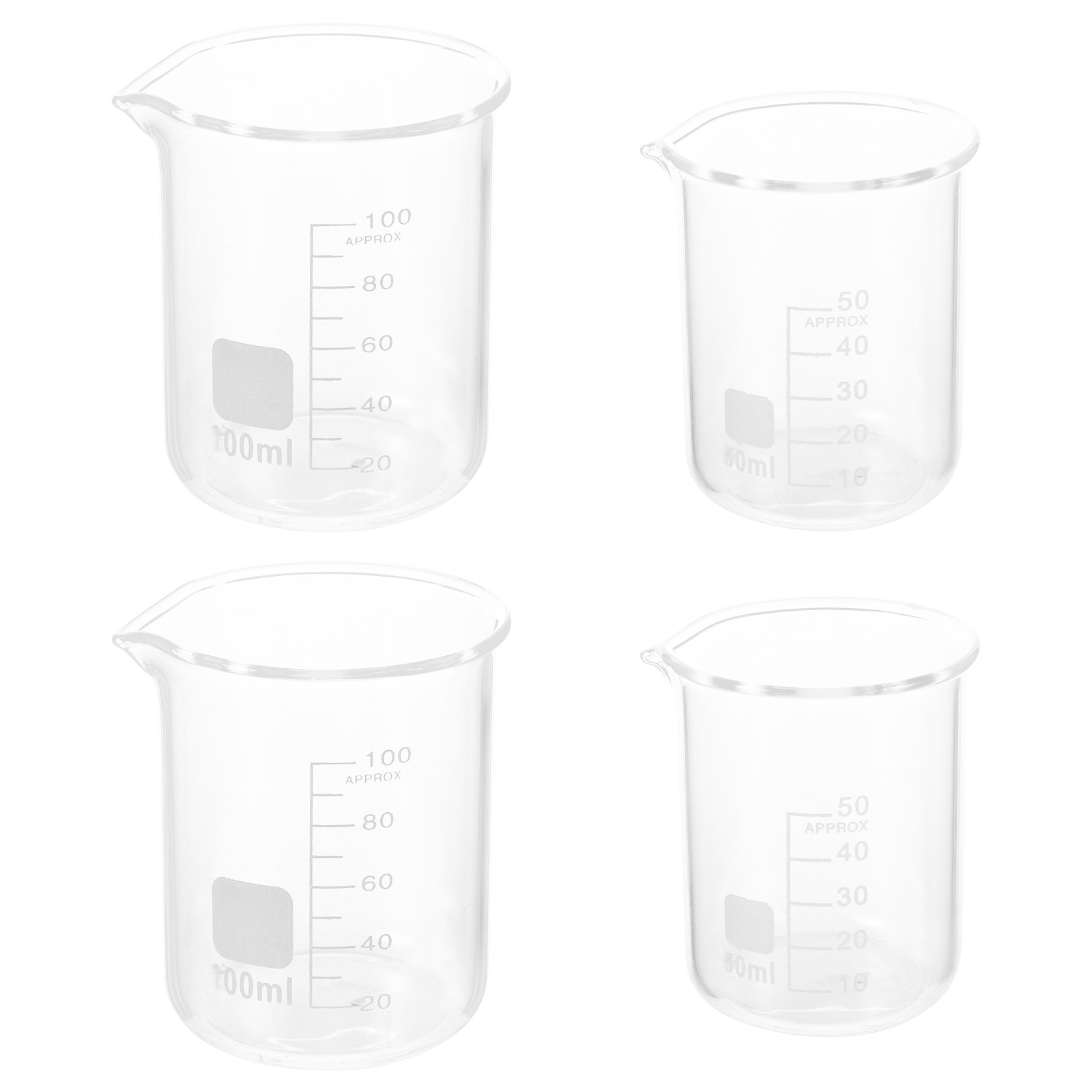 ชุดบีกเกอร์แก้วบอโรซิลิเกตสูง  - Kitchen Glass Baking Set บทวิจารณ์และราคา