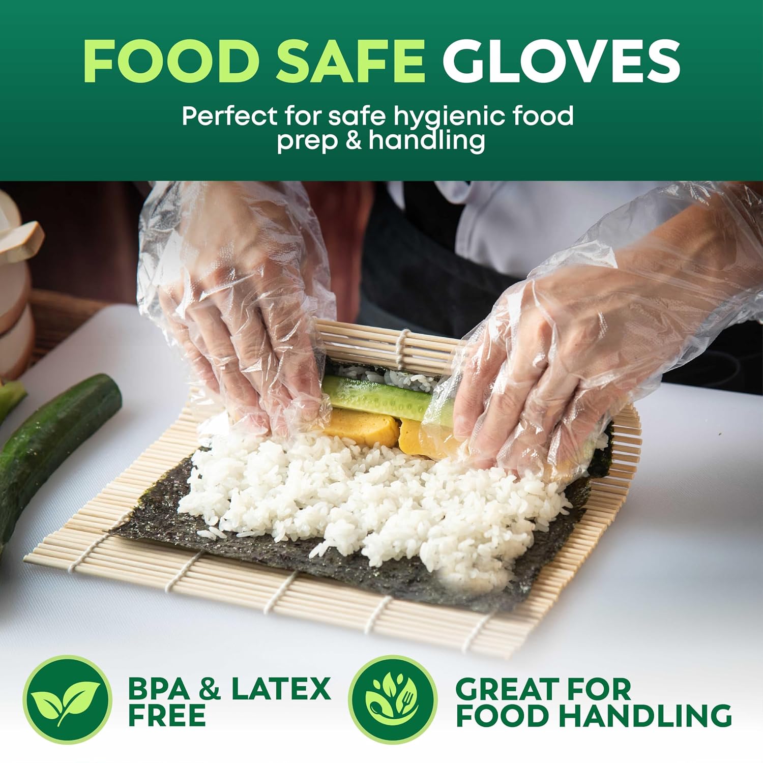 ถุงมือสำหรับเตรียมอาหารแบบใช้แ - Baking Powder Kitchen บทวิจารณ์และราคา