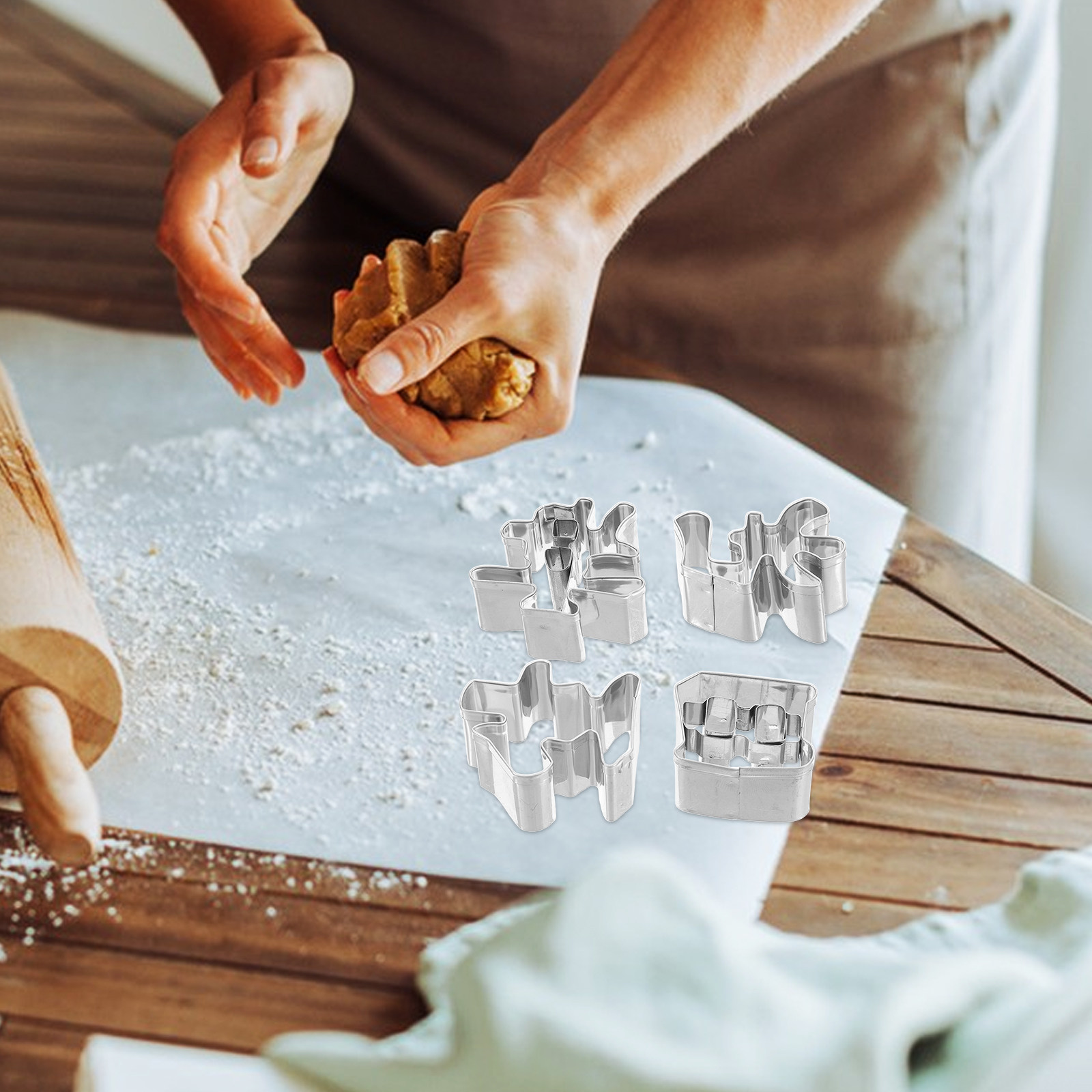 ชุดพิมพ์ตัดคุกกี้รูปคำภาษาจีน  - Baking Kitchen Diy บทวิจารณ์และราคา