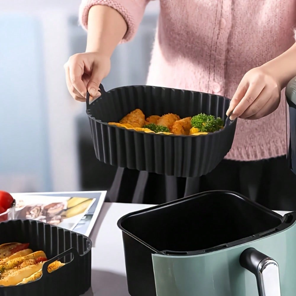 แผ่นรองซิลิโคนสำหรับหม้อทอดไร้ - Kitchen Baking Store บทวิจารณ์และราคา