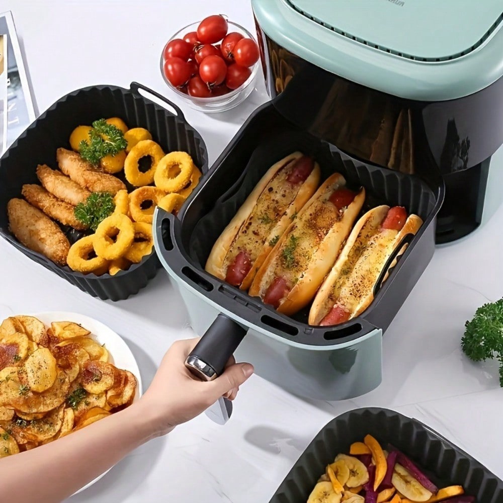 แผ่นรองซิลิโคนสำหรับหม้อทอดไร้ - Kitchen Baking Store บทวิจารณ์และราคา