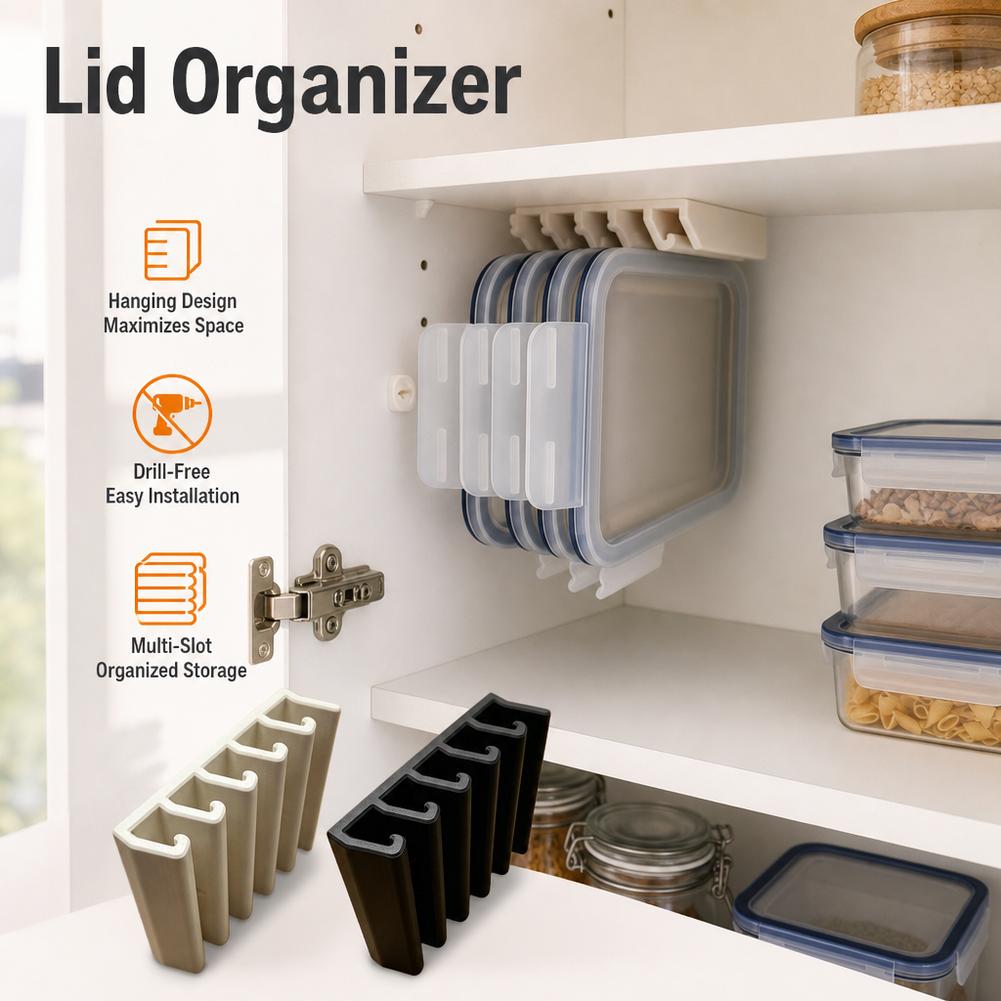 ที่จัดเก็บฝาภาชนะอาหารใต้ตู้สำ - Kitchen Cabinet Baking Organizer บทวิจารณ์และราคา