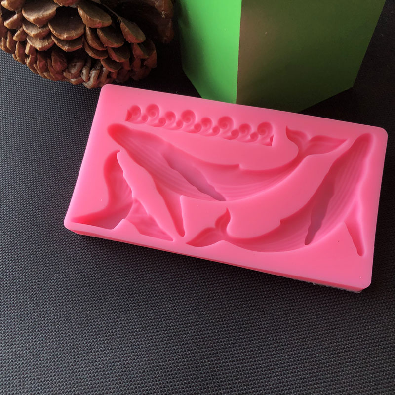 ปลาวาฬ DIY ซิลิโคนแม่พิมพ์ Oce - Kitchen Baking Store บทวิจารณ์และราคา
