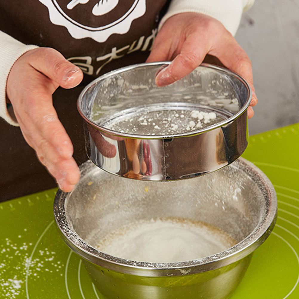 ตะแกรงร่อนแป้งสแตนเลสสตีล ตาข่ - Baking Powder Kitchen บทวิจารณ์และราคา