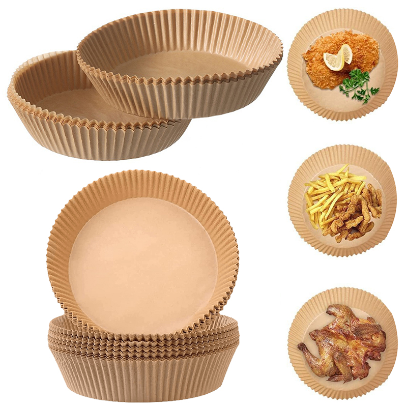 50/100PCS Air Fryer กระดาษสีสุ - Kitchen Baking Mat บทวิจารณ์และราคา