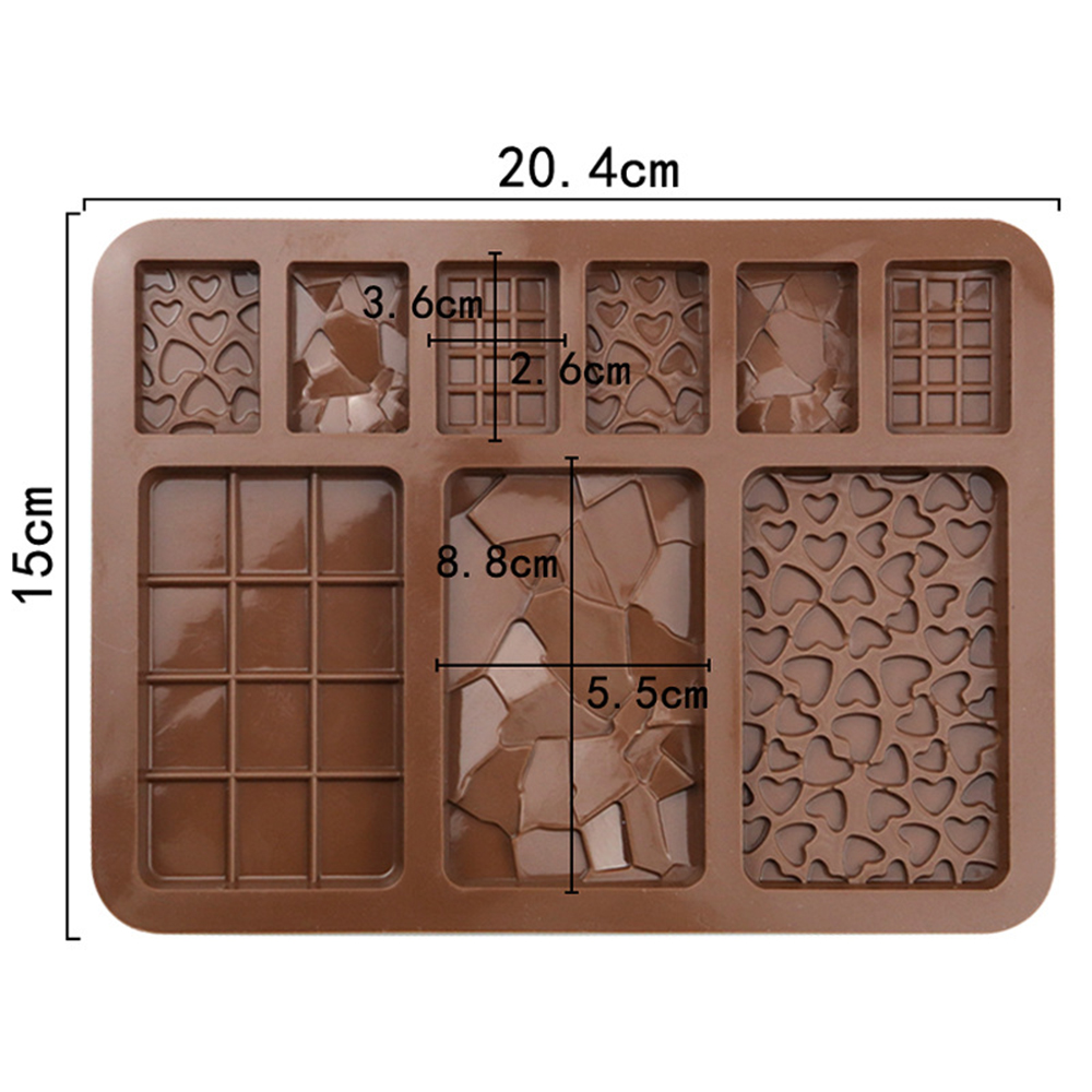 9-Cavityช็อกโกแลตซิลิโคนแม่พิม - Kitchen Baking Store บทวิจารณ์และราคา