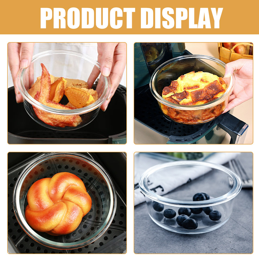 ชุดชามแก้วทนความร้อน 2 ชิ้น ชา - Kitchen Glass Baking Set บทวิจารณ์และราคา
