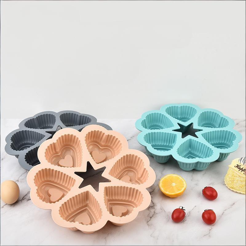 ถาดอบเค้กรูปหัวใจซิลิโคนแบบไม่ - Kitchen Essentials Baking Tray บทวิจารณ์และราคา