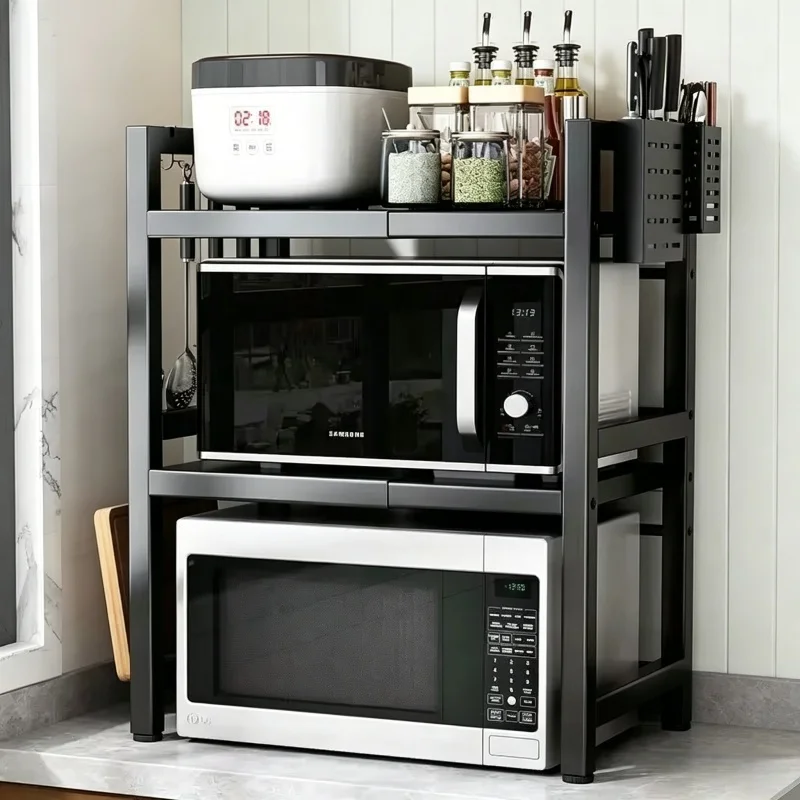 ชั้นวางไมโครเวฟ 2 ชั้นสำหรับวา - Kitchen Queen บทวิจารณ์และราคา