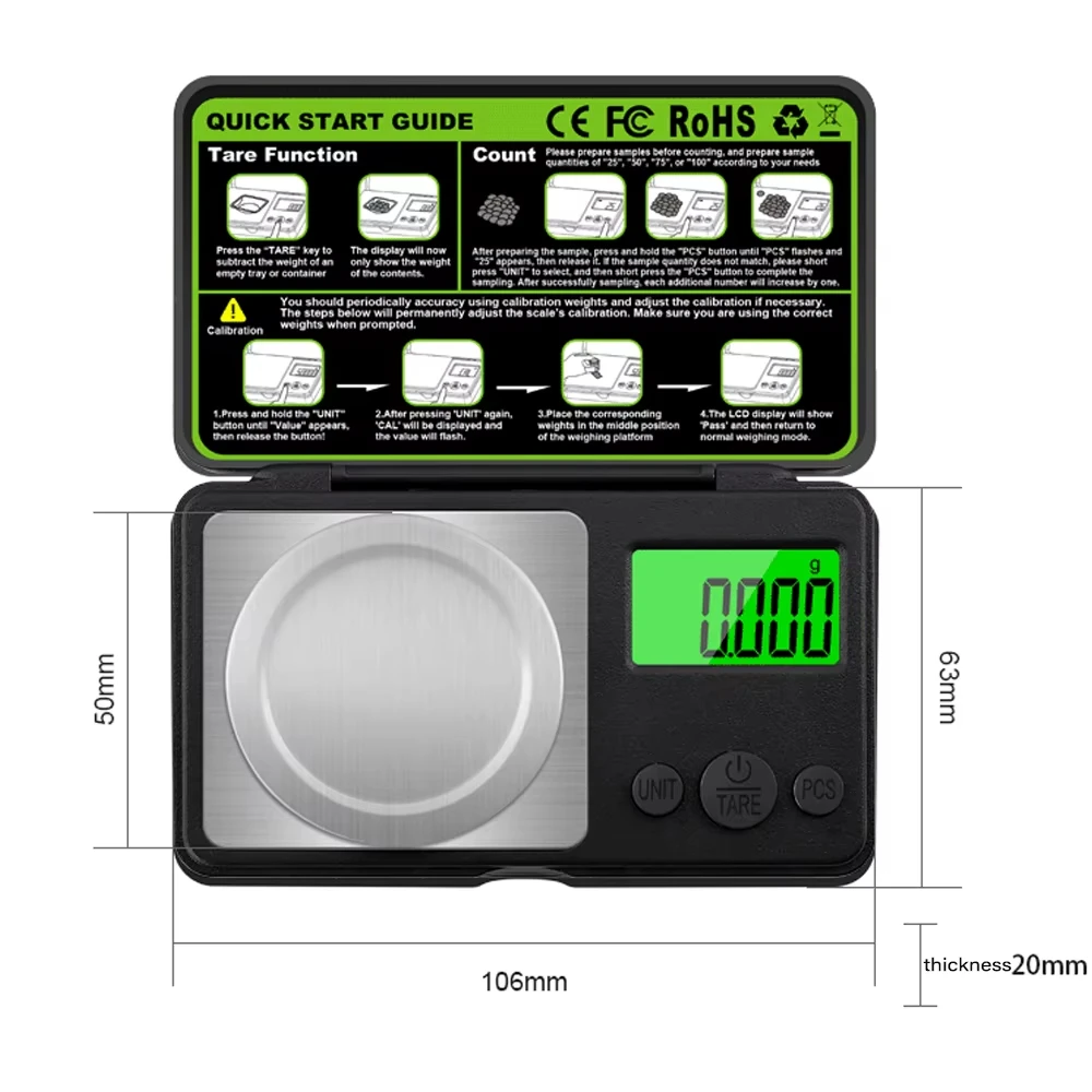 เครื่องชั่งดิจิตอลขนาดเล็ก เคร - Kitchen Scale Precise บทวิจารณ์และราคา