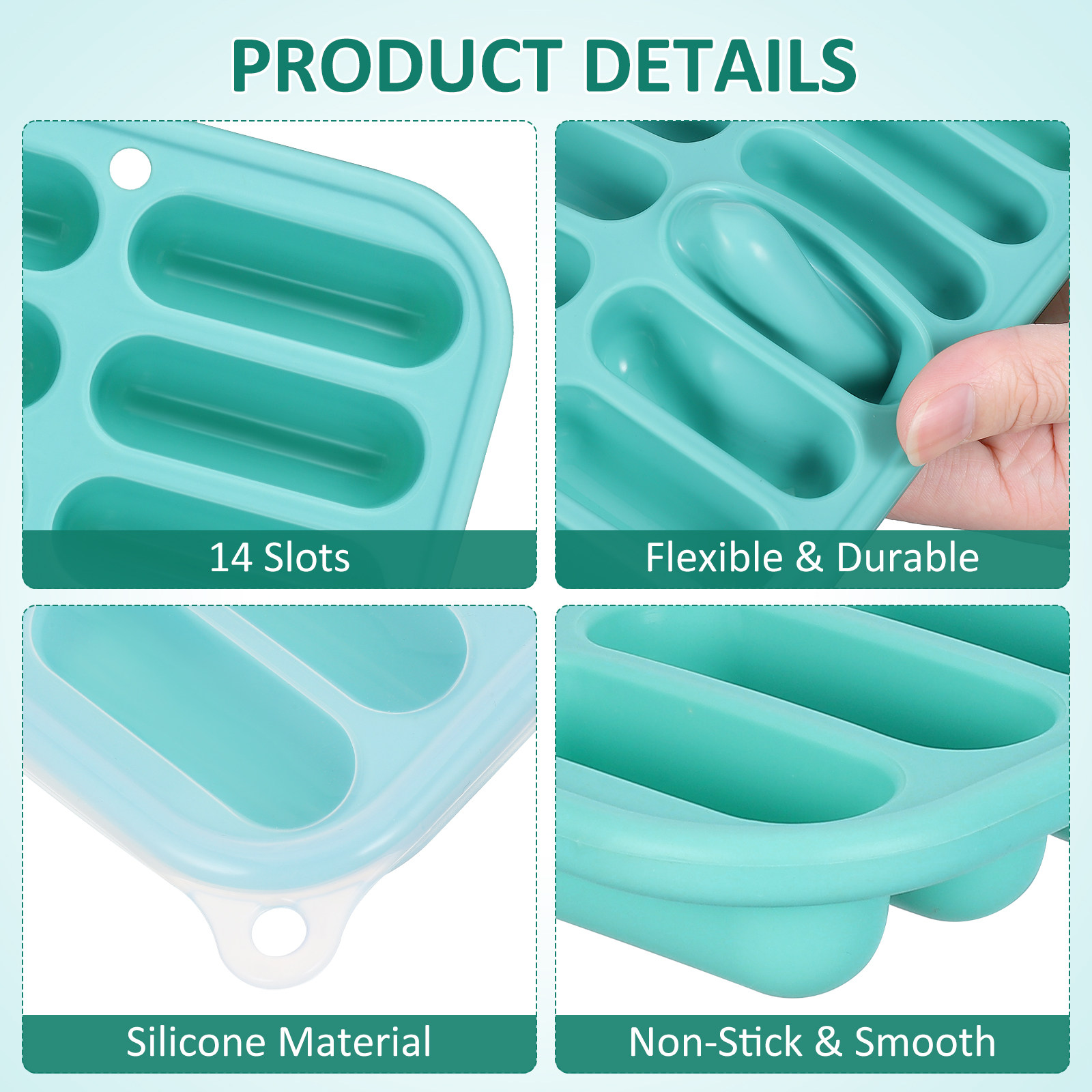 ถาดทำน้ำแข็งซิลิโคน ไร้กลิ่น ไ - Kitchen Essentials Baking Tray บทวิจารณ์และราคา